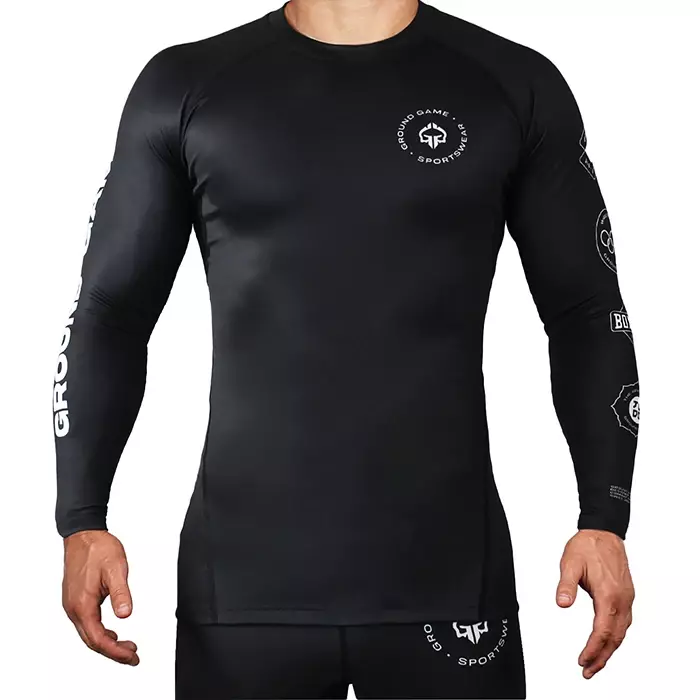 Ground Game Rashguard Męski długi rękaw Symbols