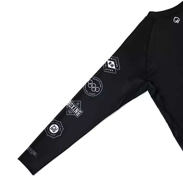 Ground Game Rashguard Męski długi rękaw Symbols