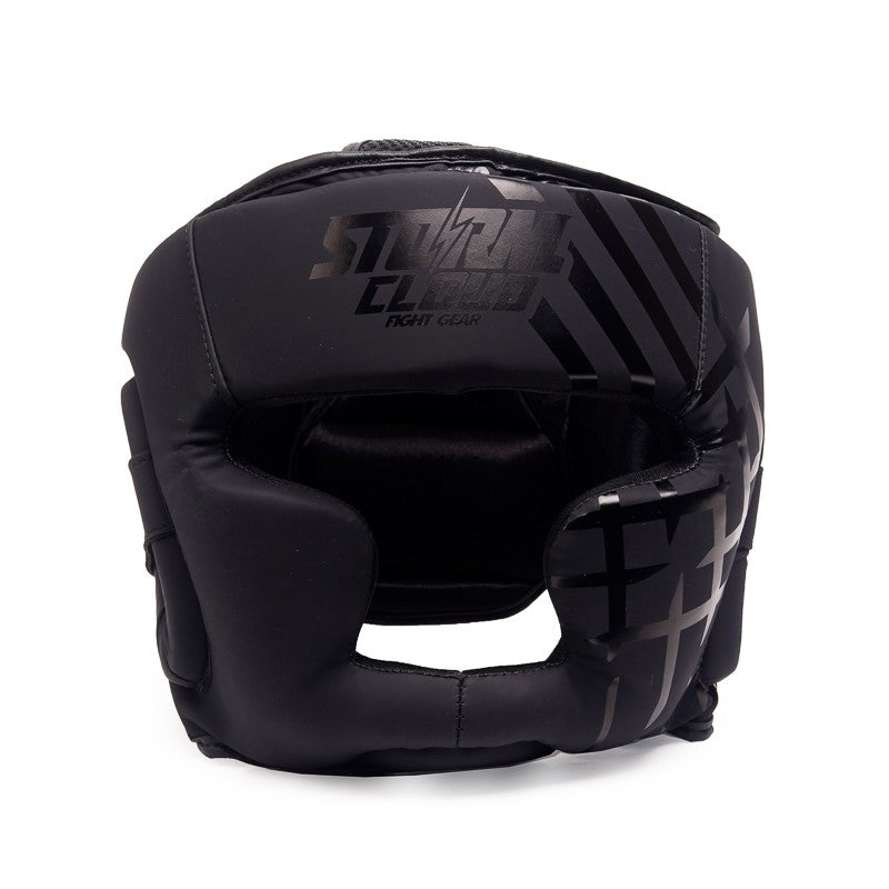 StormCloud Kask Bokserski Lynx Czarno-Czarny