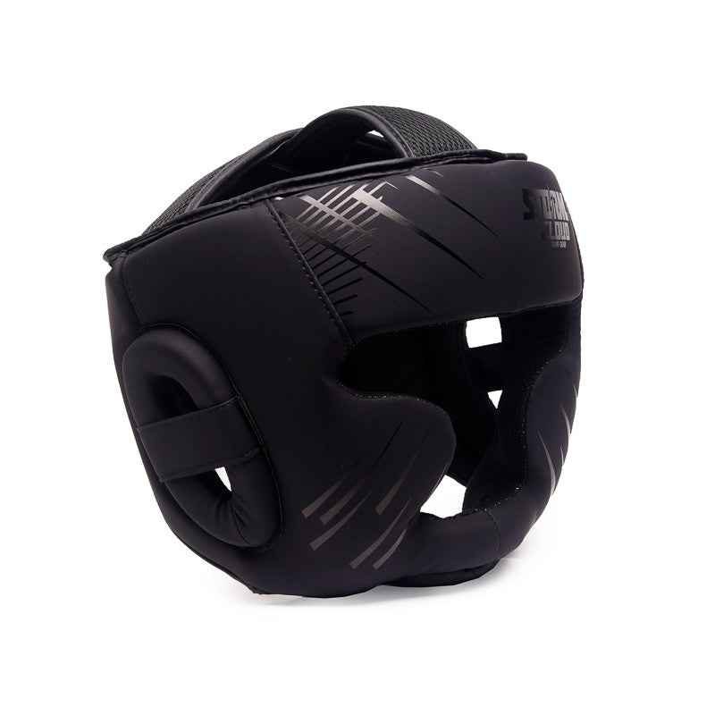 StormCloud Kask Bokserski StarFall Czarno-Czarne