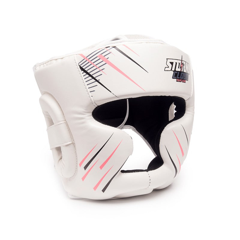 StormCloud Kask Bokserski StarFall Biało-Różowy