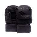 StormCloud Rękawice MMA StarFall Sparingowe Czarno-Czarne 7oz