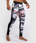 Venum Legginsy treningowe Męskie Electron 3.0 Szaro-Czerwone