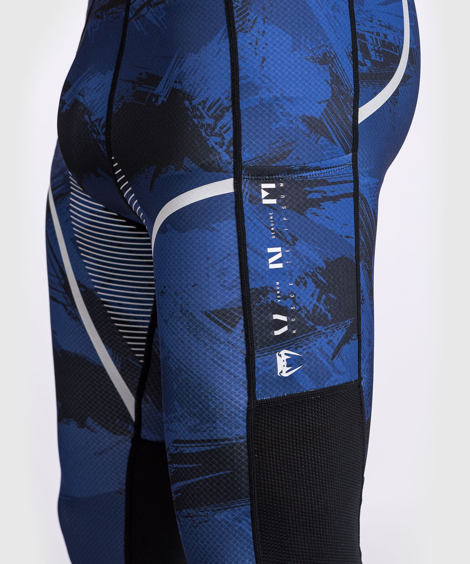 Venum Legginsy Męskie treningowe Electron 3.0 Niebieskie