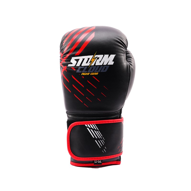 StormCloud Rękawice bokserskie dla dzieci Lynx czarno-czerwone 6oz