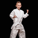 StormCloud Judoga dla Dzieci Biała Hajime z białym pasem gratis