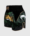 Venum Attack Spodenki do Muay Thai Czarno-Zielone