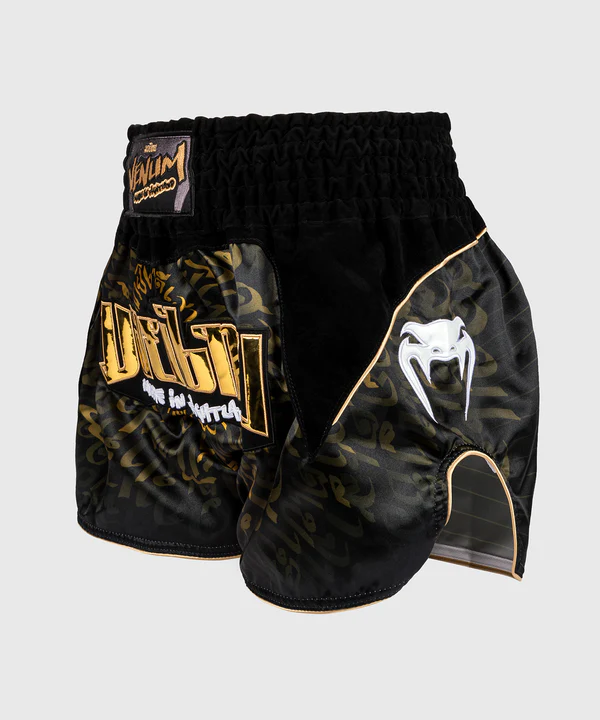 Venum Attack Spodenki do Muay Thai Czarno-Szare