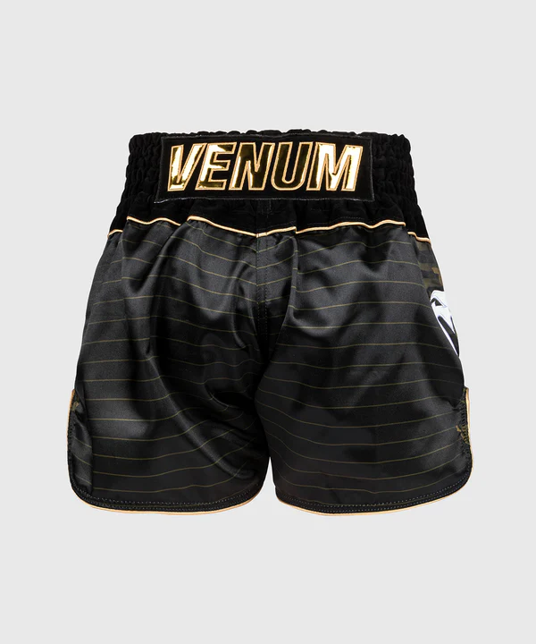 Venum Attack Spodenki do Muay Thai Czarno-Złote