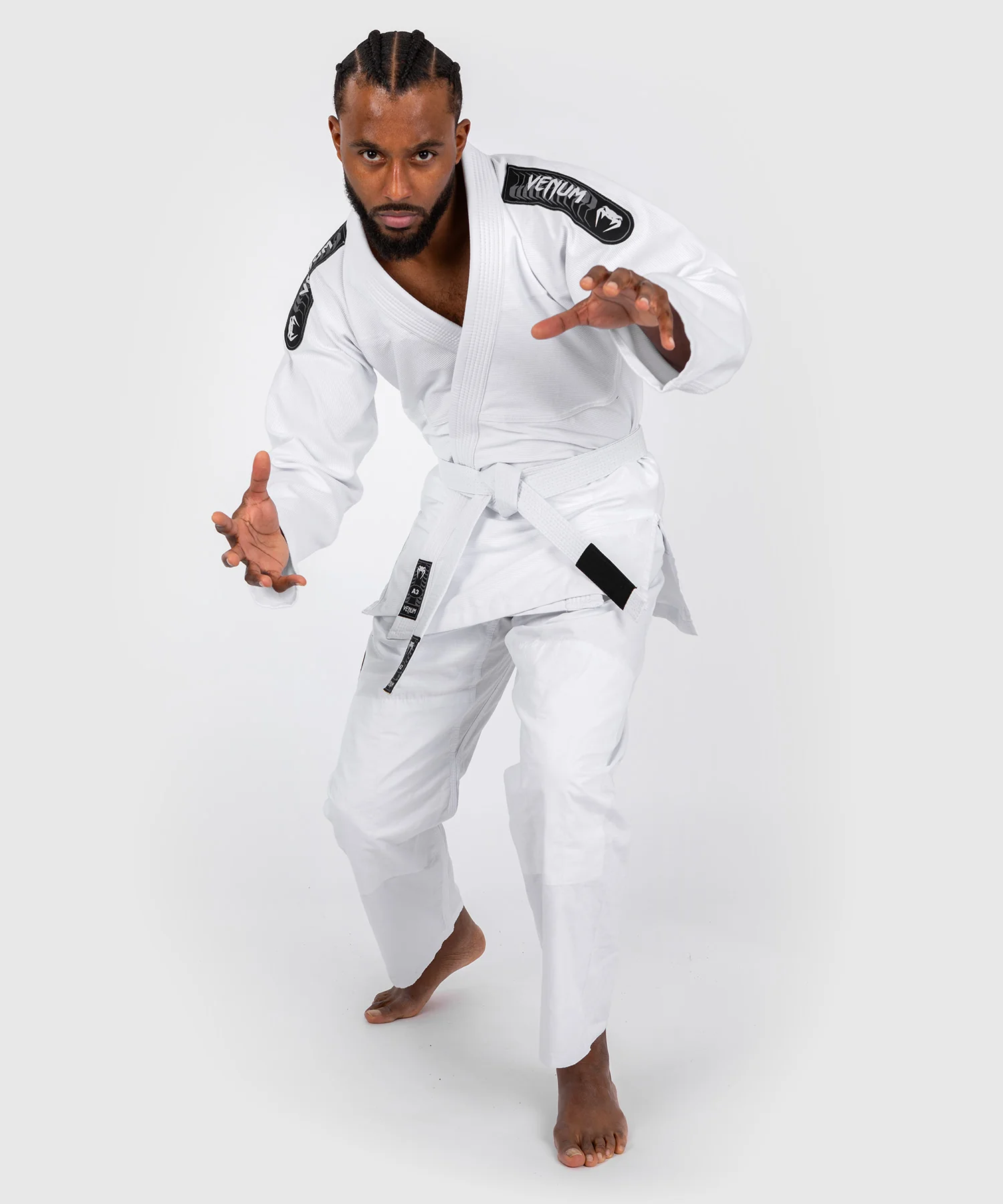 Venum Kimono/Gi First BJJ Męskie GI Białe z białym pasem