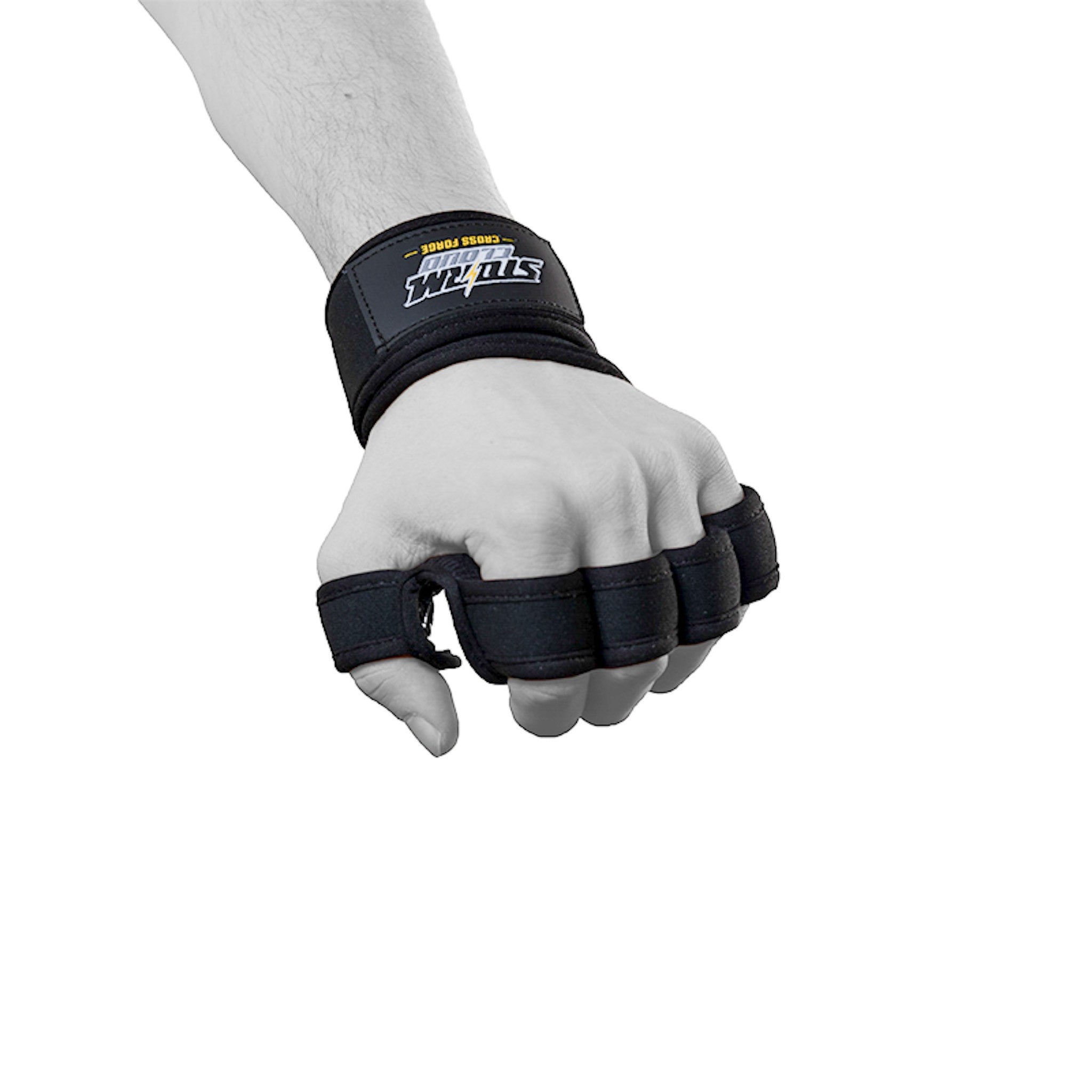 StormCloud Cross CG-1 otwarte rękawiczki treningowe czarne