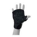 StormCloud Cross CG-1 otwarte rękawiczki treningowe czarne