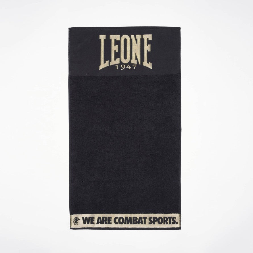 Leone Ręcznik treningowy DNA 88 x 52 cm Czarny/Złoty