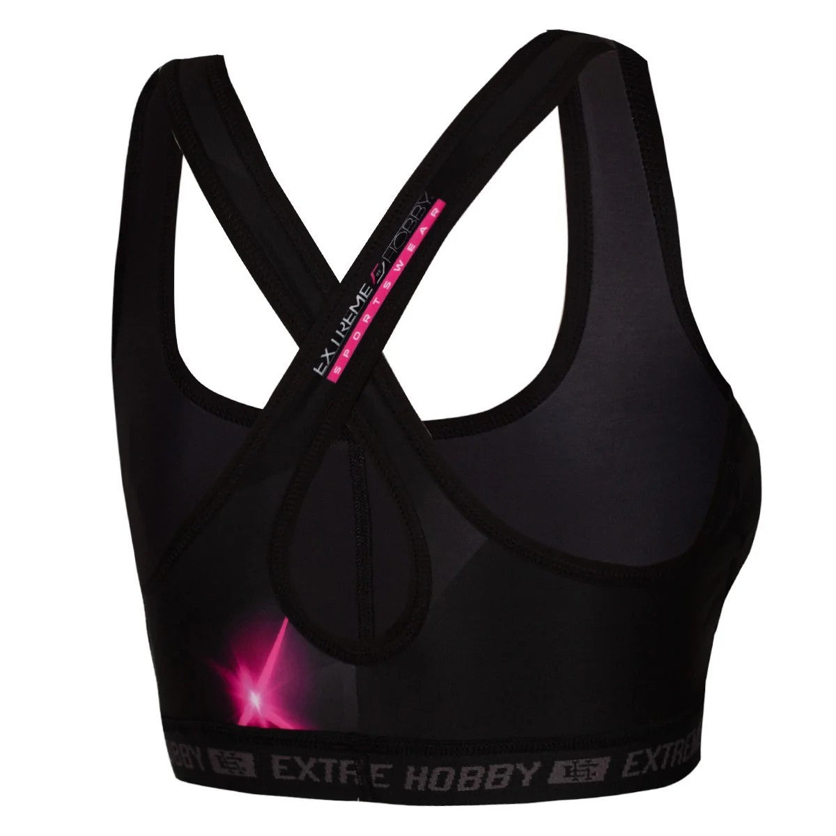 Extreme Hobby Top Damski MT SPORT Czarny/Różowy