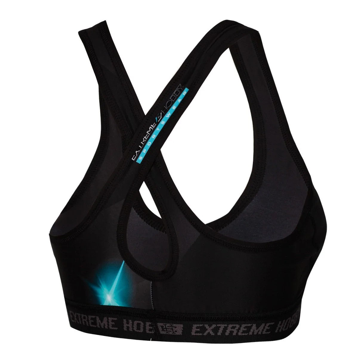 Extreme Hobby Top Damski MT SPORT Czarny/Turkusowy