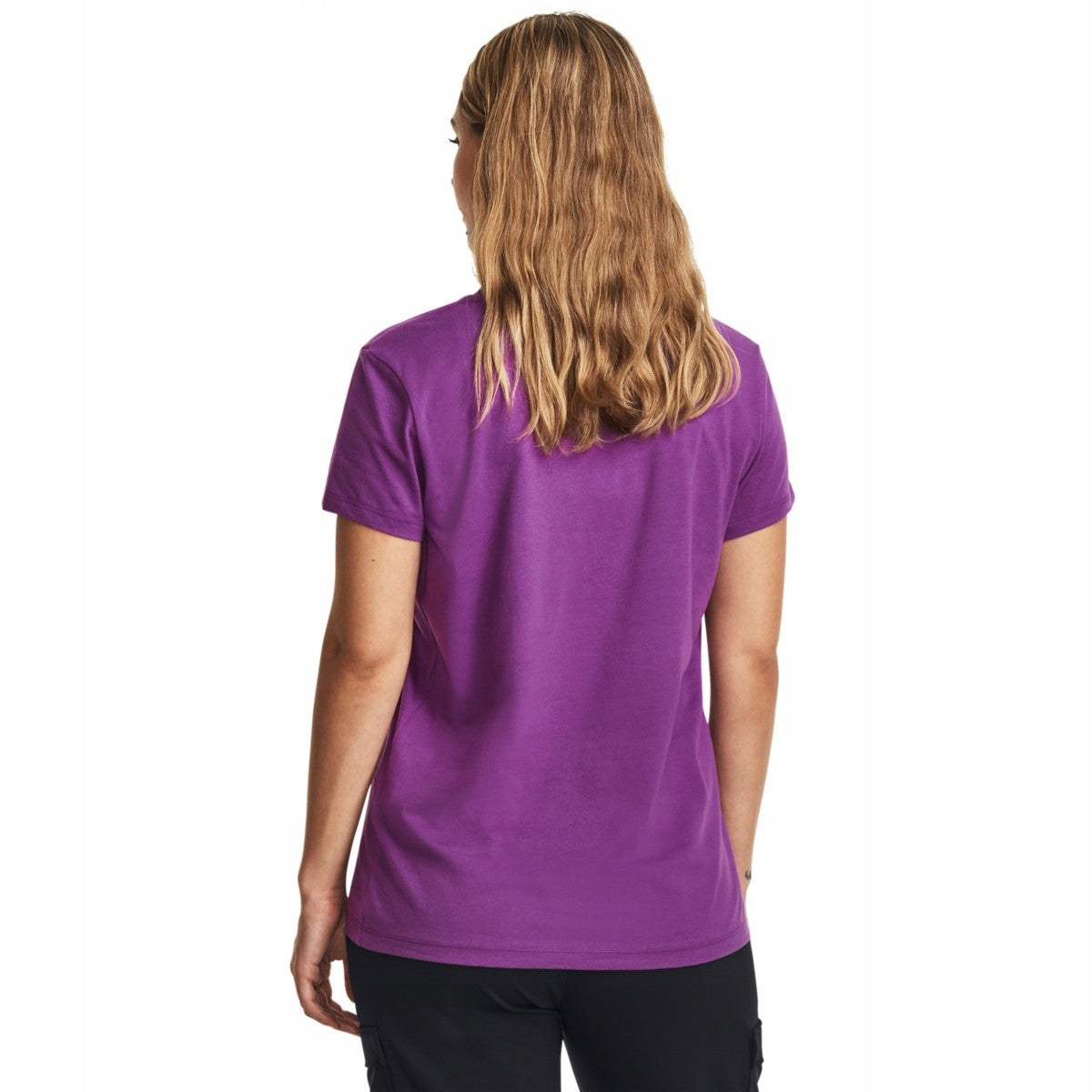 Under Armour T-shirt Damski Sportstyle Logo Fioletowy