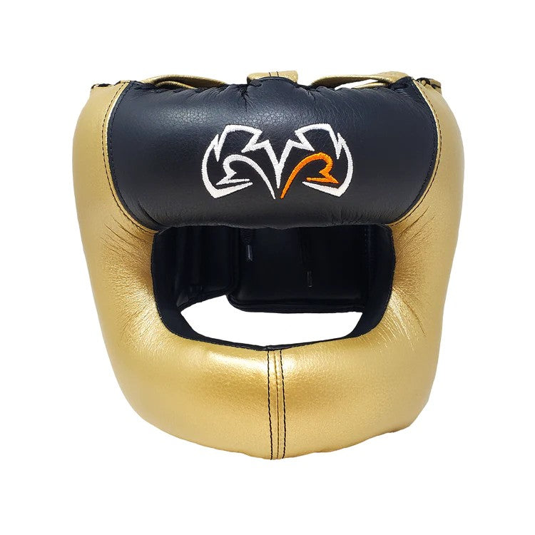 Rival Kask bokserski RHGFS3 z ochroną nosa Face-Saver Złoty/Czarny