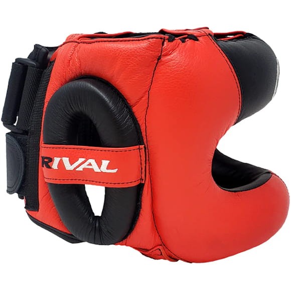 Rival Kask bokserski RHGFS3 z ochroną nosa Face-Saver Czerwony/Czarny