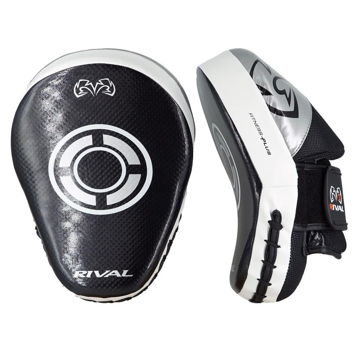 Rival Tarcze Bokserskie Łapy Trenera RPM7 Fitness Plus Czarne/Srebrne