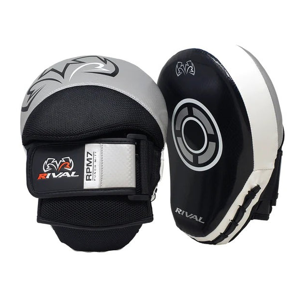 Rival Tarcze Bokserskie Łapy Trenera RPM7 Fitness Plus Czarne/Srebrne
