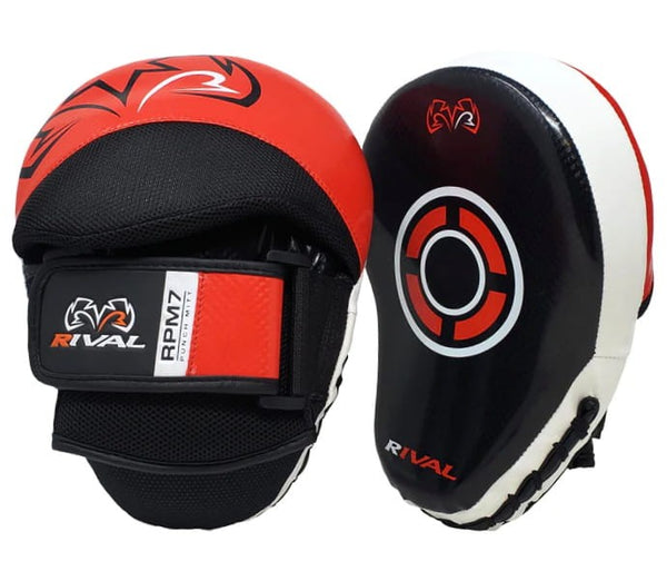 Rival Tarcze Bokserskie Łapy Trenera RPM7 Fitness Plus Czarne/Czerwone