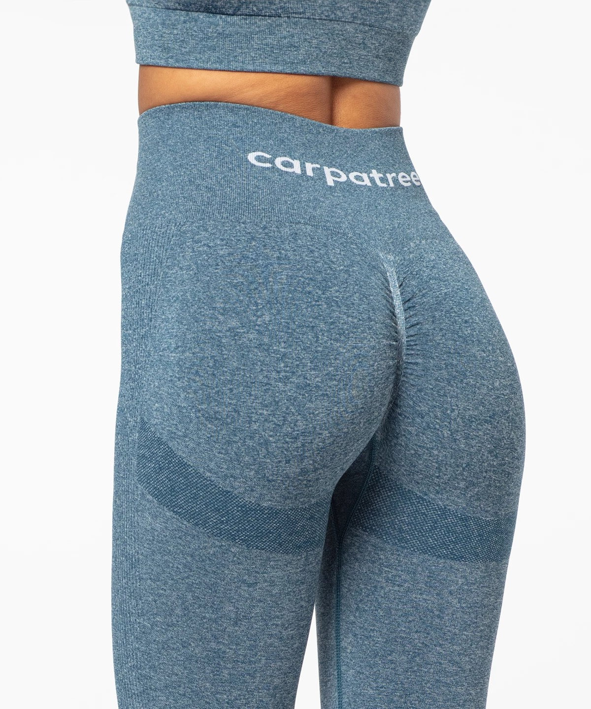 Carpatree Legginsy Bezszwowe Allure Niebieski Melanż
