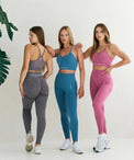 Carpatree Legginsy Bezszwowe Allure Niebieski Melanż