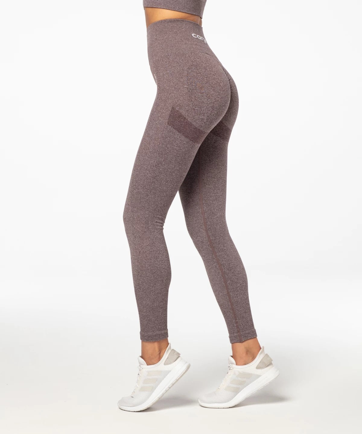 Carpatree Legginsy Bezszwowe Allure Brązowy Melanż