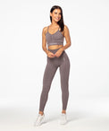 Carpatree Legginsy Bezszwowe Allure Brązowy Melanż