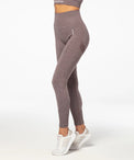 Carpatree Legginsy Bezszwowe Allure Brązowy Melanż