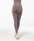 Carpatree Legginsy Bezszwowe Allure Brązowy Melanż