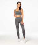 Carpatree Legginsy Bezszwowe Vibe wysoki stan Szare