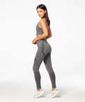 Carpatree Legginsy Bezszwowe Vibe wysoki stan Szare