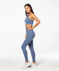 Carpatree Legginsy Bezszwowe Vibe wysoki stan Niebieskie