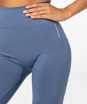 Carpatree Legginsy Bezszwowe Vibe wysoki stan Niebieskie