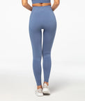 Carpatree Legginsy Bezszwowe Vibe wysoki stan Niebieskie