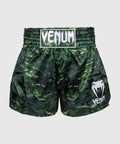Venum Spodenki Classic Muay Thai Forest Camo Zielone