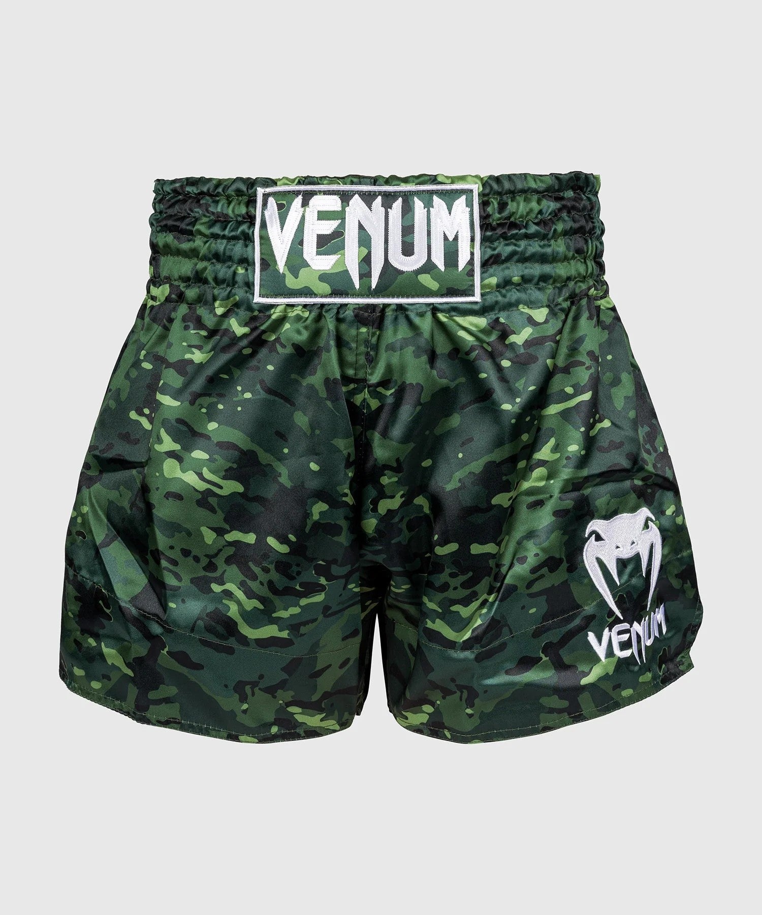 Venum Spodenki Classic Muay Thai Forest Camo Zielone