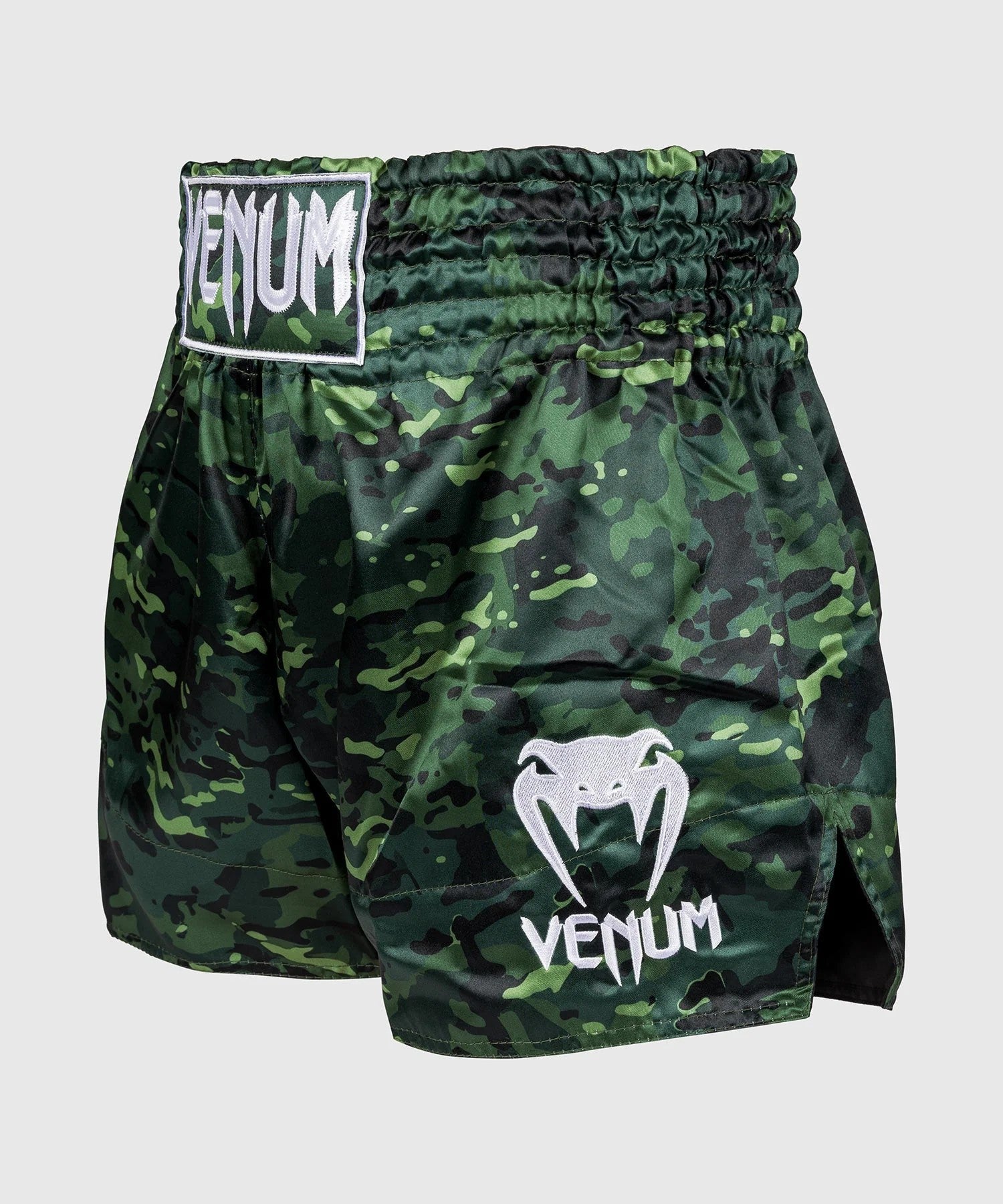 Venum Spodenki Classic Muay Thai Forest Camo Zielone