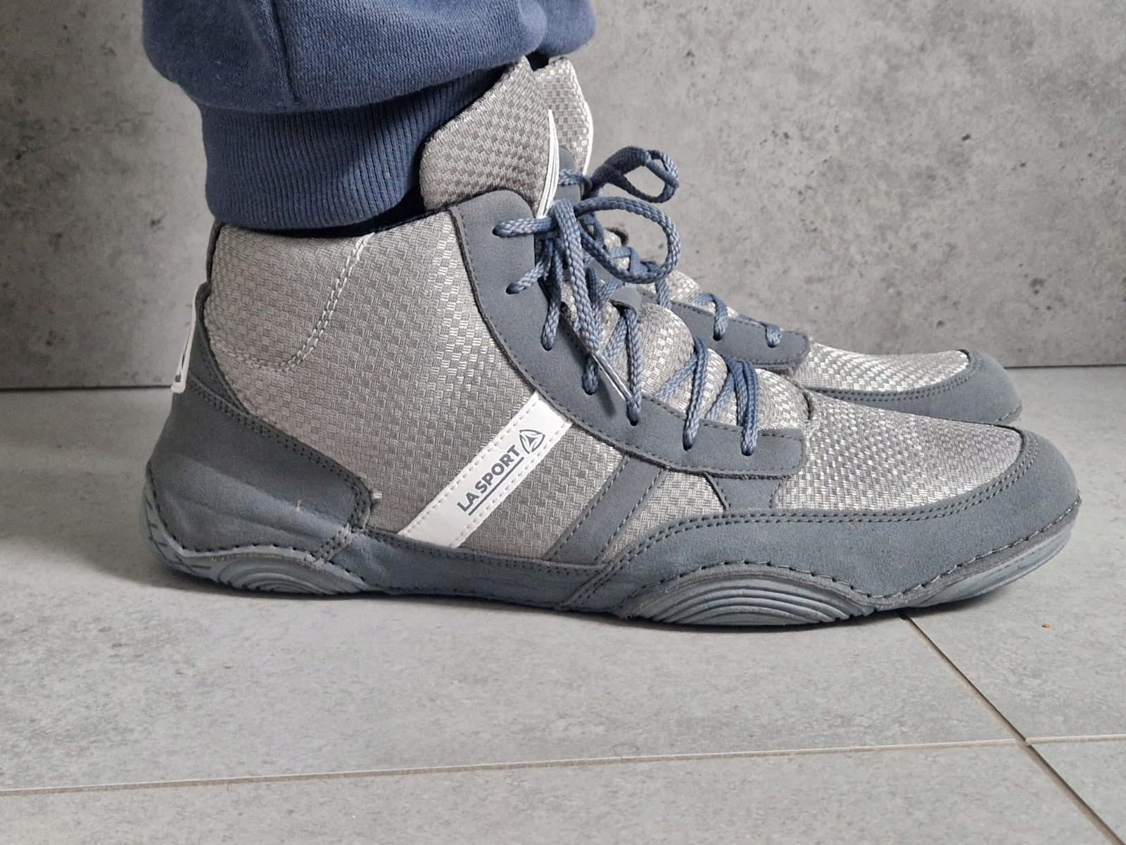 La Sport Buty Zapaśnicze Dla dzieci Szare
