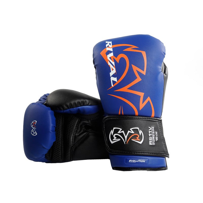 Rival Rękawice bokserskie sparingowe RS11V Evolution Niebieskie