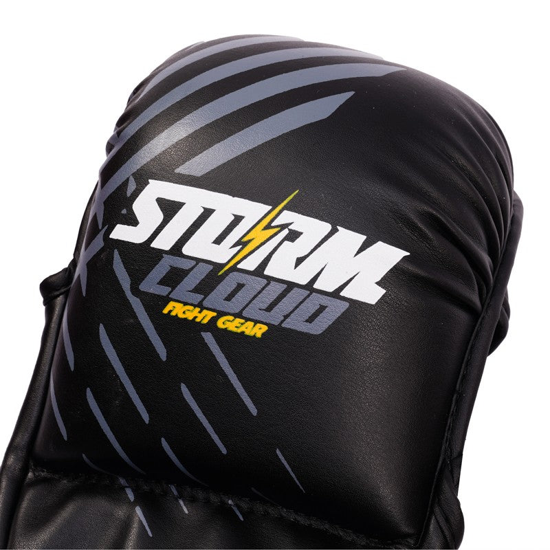 StormCloud Rękawice do MMA dla dzieci Lynx Czarno/Szare 7oz