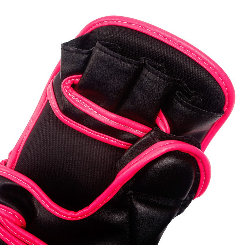 StormCloud Rękawice do MMA dla dzieci Lynx Czarno-Różowe 7oz