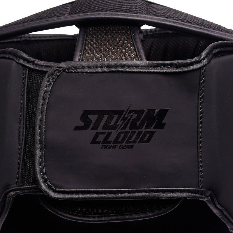 StormCloud Kask Bokserski dla dzieci Lynx Czarno-Czarny