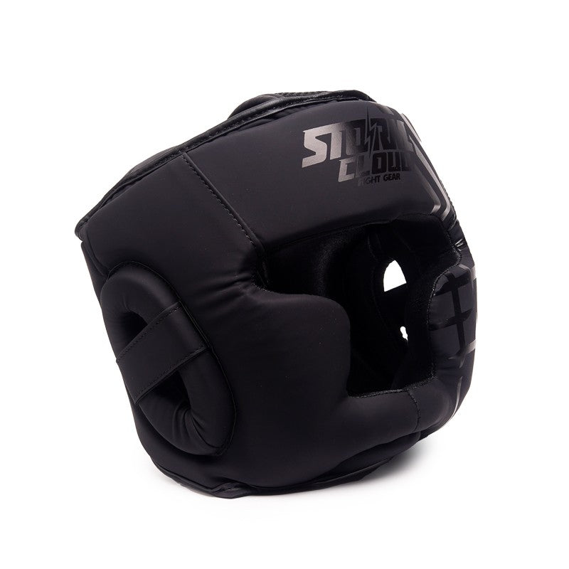 StormCloud Kask Bokserski dla dzieci Lynx Czarno-Czarny
