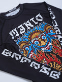MANTO Rashguard Męski z Długim Rękawem TIGERS Czarny