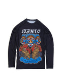 MANTO Rashguard Męski z Długim Rękawem TIGERS Czarny