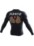 MANTO Rashguard Męski z Długim Rękawem TIGERS Czarny