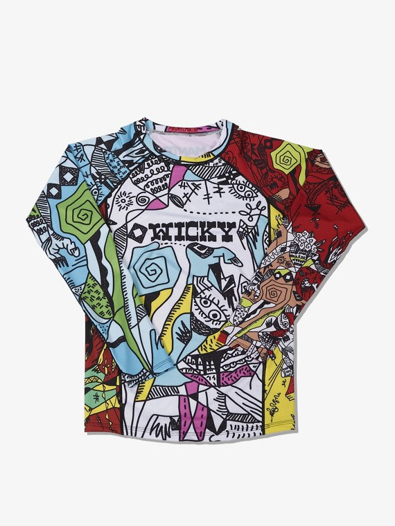 MANTO Rashguard Męski z Długim Rękawem WICKY Kolorowy