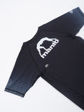 MANTO Rashguard Męski Krótki Rękaw RANK Czarny
